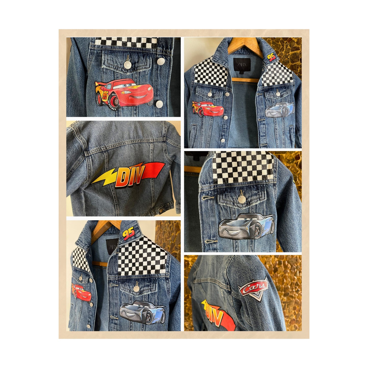 Lightning McQueen cars custom jacket
